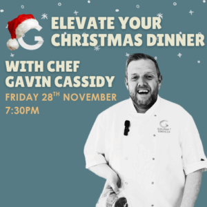 Festive Tasting Evening with Chef Gavin Cassidy – Six Course Small Plates & Wine Sampling